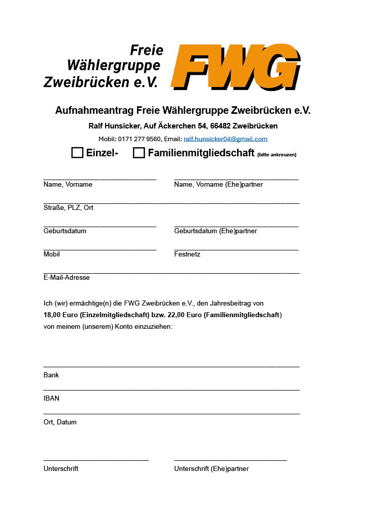 Durch Anklicken gelangen Sie zum Download des Formulars